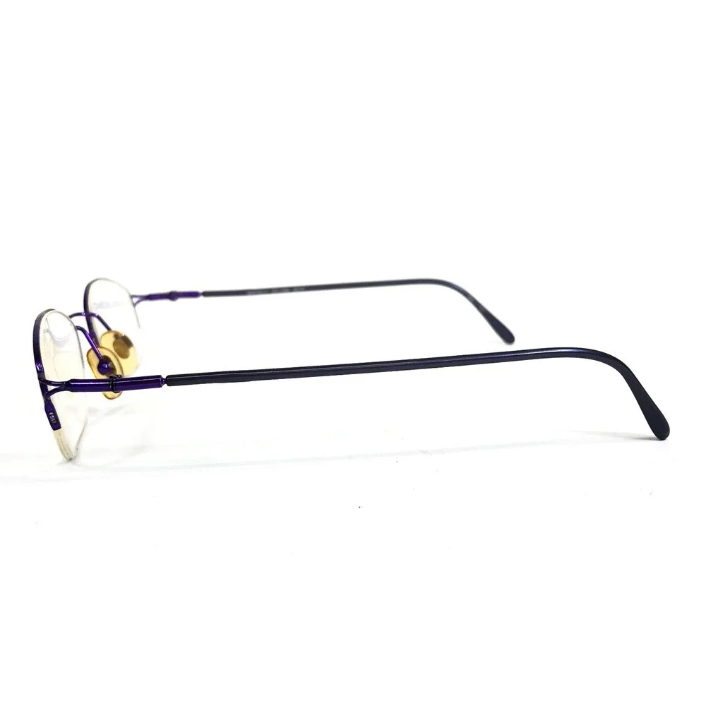 The Blue Diamond Eyeglasses Frames KELLY COL.OD64 Purple Round 48-21-135